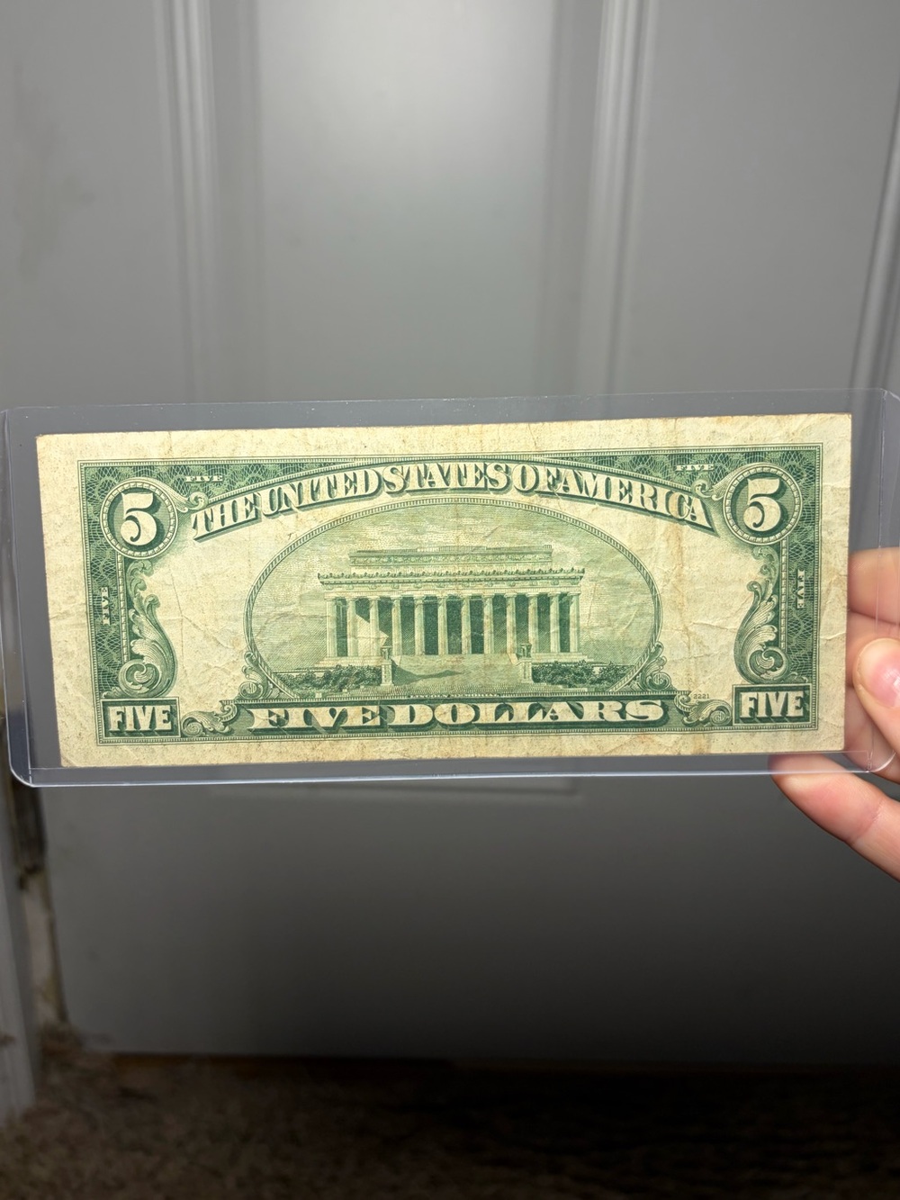 1953 $5 Silver Certificate Blue Seal